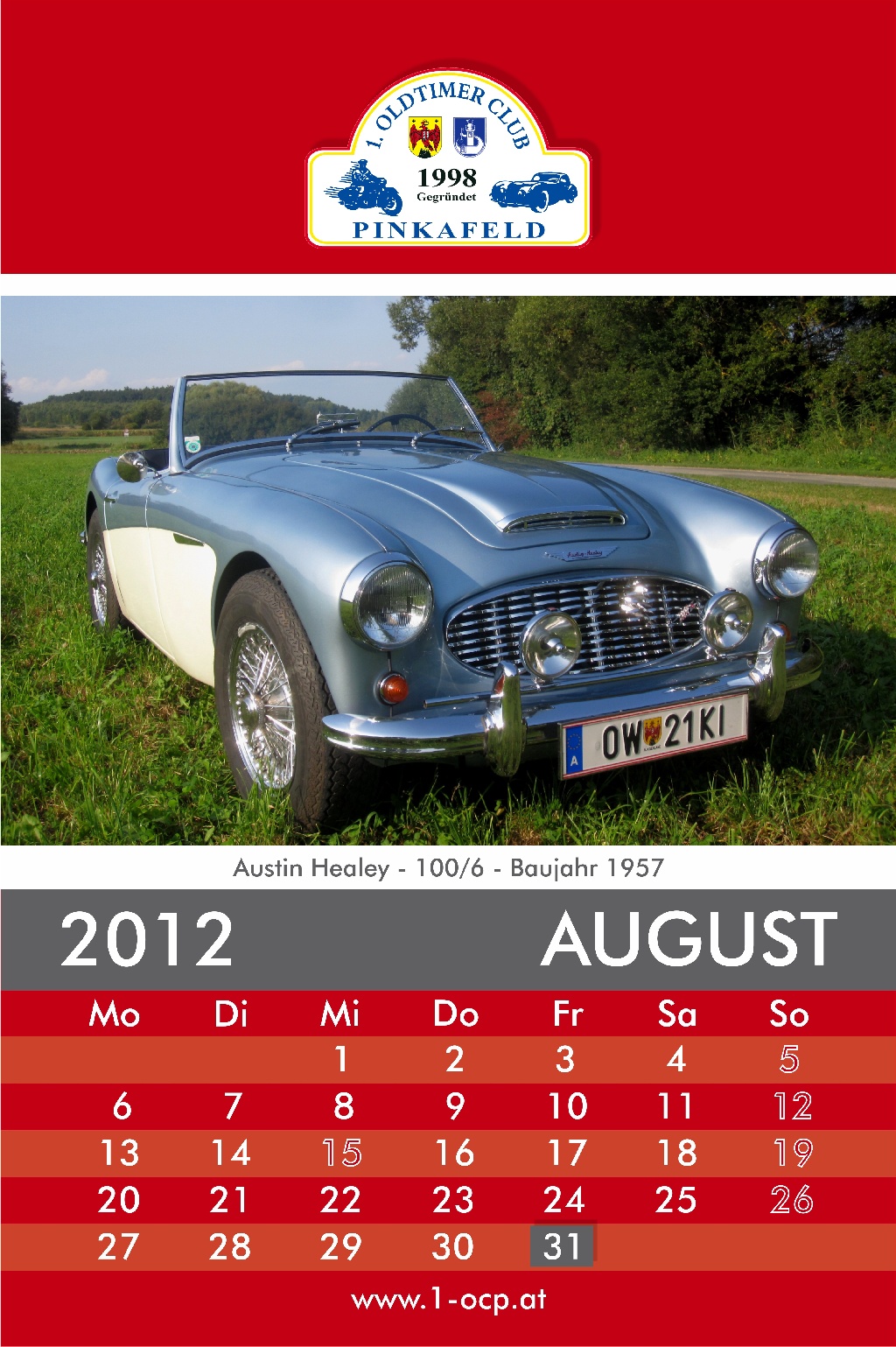 Oldtimerkalender 2012